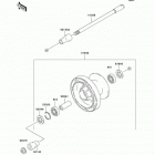 Vulcan 800 (VN800-A6) Переднее колесо