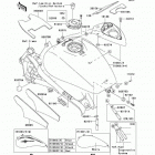Vulcan 1600 Mean Streak (VN1600-B2) Топливный бак