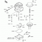 Concours (ZG1000-A15) Карбюратор в разборе