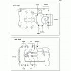 Ninja 500R (EX500-D10) Болты крепления картера