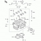 Vulcan 500 LTD (EN500-C8) Головка цилиндра