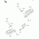 KX500 (KX500-E16) Подножки