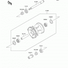 KX500 (KX500-E16) Переднее колесо