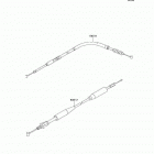 KX500 (KX500-E16) Тросы управления