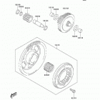KLX400 (KLX400-B2) CANADA ONLY Муфта стартера