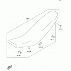 KLX400 (KLX400-B2) CANADA ONLY Сидение
