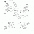 Vulcan 800 Classic (VN800-B5) Подножки