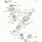 Vulcan 800 Classic (VN800-B9) Цилиндр и поршни