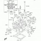 KLX400 (KLX400-B2) CANADA ONLY Головка цилиндра