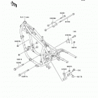 Vulcan 500 LTD (EN500-C8) Крепление двигателя