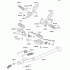 KLX400 (KLX400-A2) CANADA ONLY Подножка