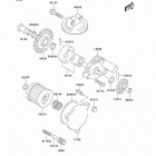 KLX400 (KLX400-B2) CANADA ONLY Масляный насос