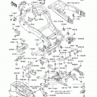 ZZR1200 (ZX1200-C2) Рама ,крепежные детали