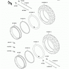 Vulcan 800 Classic (VN800-B9) Покрышки