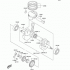KLX400 (KLX400-B2) CANADA ONLY Коленвал и поршни
