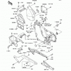 Vulcan 800 (VN800-A10) Рама ,крепежные детали