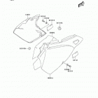 KLX400 (KLX400-B2) CANADA ONLY Боковые обтекатели
