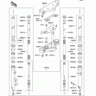 Vulcan 500 LTD (EN500-C8) Передняя вилка