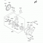 KLX400 (KLX400-B2) CANADA ONLY Водяной насос