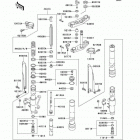 KX500 (KX500-E16) Передняя вилка