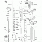 KLX300R (KLX300-A8) Передняя вилка