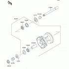 KX250F (KX250-N1) Переднее колесо