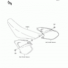 KX250 (KX250-M1) Сидение