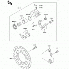 Ninja 500R (EX500-D10) Rear brake(d10)