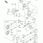 Vulcan 1500 Classic (VN1500-E5) Повторитель сигналов