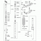 KDX200 (KDX200-H6) Передняя вилка