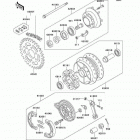 GTO (KH125-M5) Задняя ступица колеса
