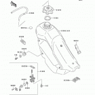 KDX200 (KDX200-H6) Топливный бак