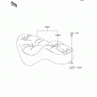 Vulcan 800 (VN800-A6) Сидение