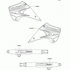 KX250 (KX250-M1) Наклейки