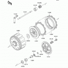KX250 (KX250-M1) Сцепление