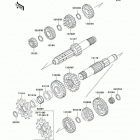 KX250 (KX250-M1) Трансмиссия
