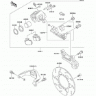KDX200 (KDX200-H6) Задний тормоз