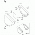 Vulcan 750 (VN750-A17) Боковые обтекатели