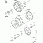 Vulcan 800 (VN800-A6) Сцепление