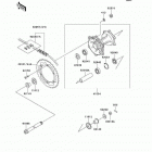 KDX200 (KDX200-H6) Задняя ступица колеса