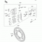 KDX200 (KDX200-H6) Передний тормоз