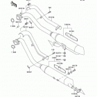 Vulcan 800 (VN800-A6) Глушитель
