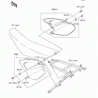 KX250 (KX250-M1) Боковые обтекатели