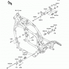 Vulcan 1500 Classic (VN1500-E4) Крепление двигателя