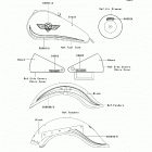 Vulcan 800 Classic (VN800-B8) Decals(black)(vn800-b8)