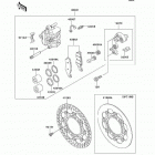 KX250 (KX250-M1) Передний тормоз
