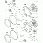 KX250 (KX250-M1) Колеса,покрышки