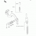 KL250 (KL250-G8) SUPER SHERPA Педаль тормоза