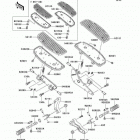 Vulcan 1500 Classic (VN1500-E4) Подножки