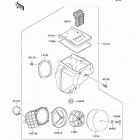KDX200 (KDX200-H6) Воздухозаборник